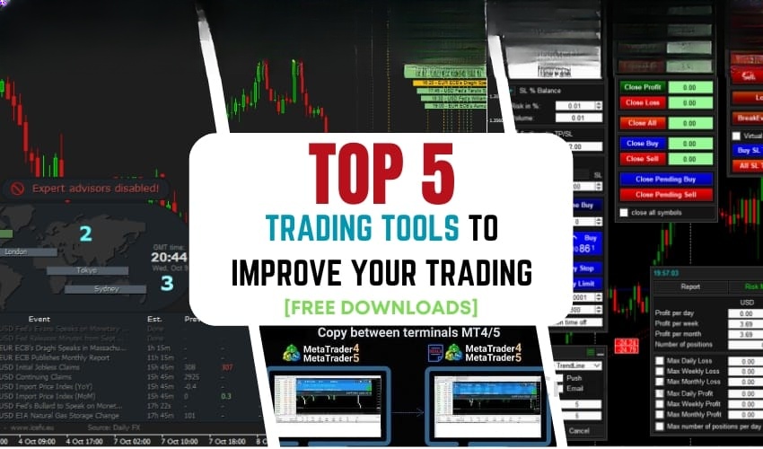 Top 5 Trading Tools to Improve your Trading [FREE Downloads]